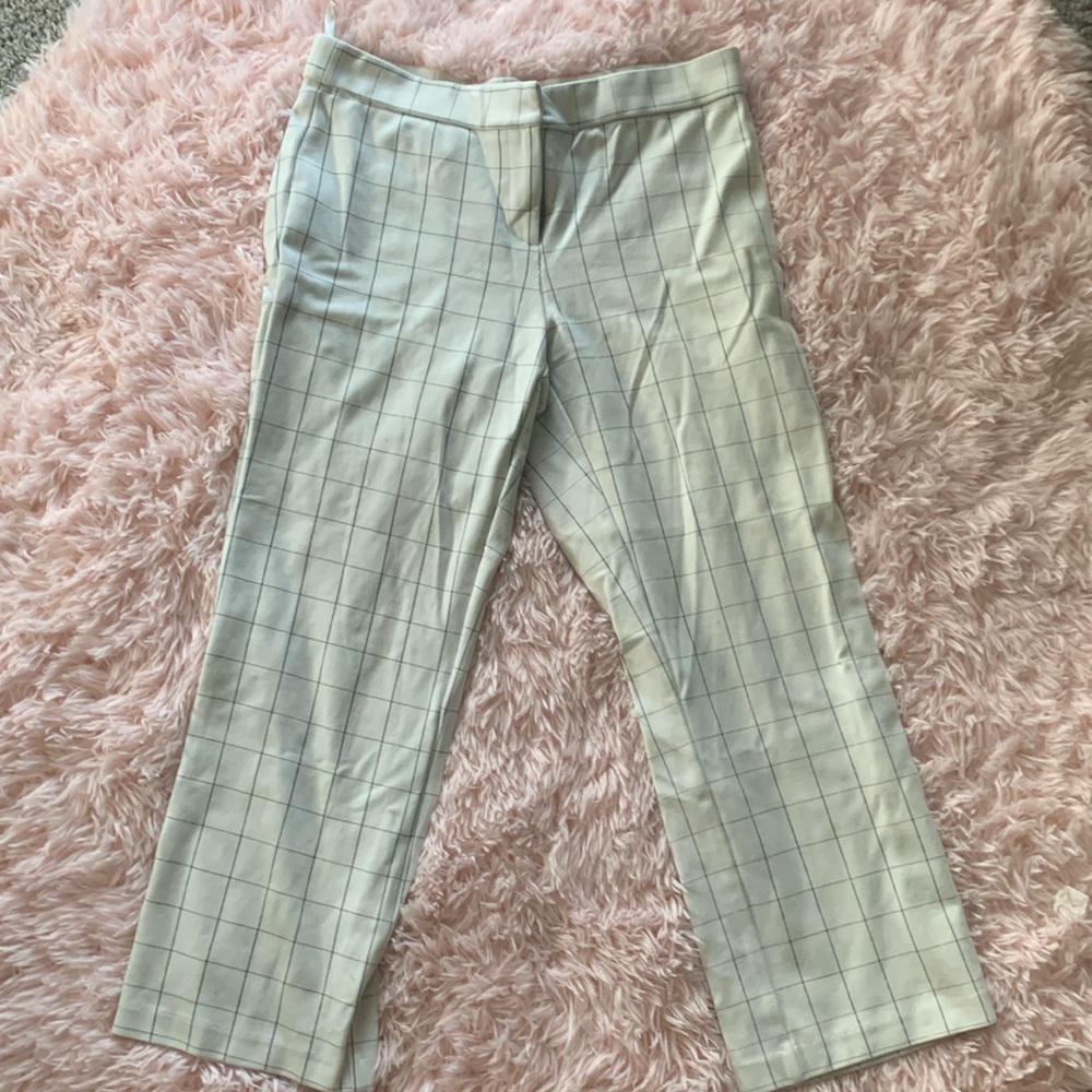 Nordstrom Printed Cropped Trousers sz 10